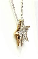 Spinea - Via Roma, 134 - Collana Comete Donna Stella in Oro Diamante 0.2 Ct GLB1446 - GLB1446